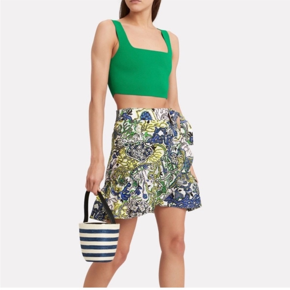A.L.C. Ruffle wrap hampton mini skirt size 2